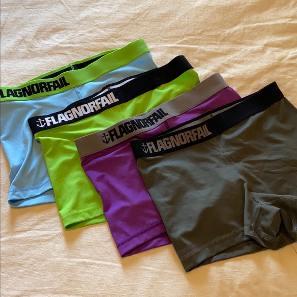 Flag Nor Fail Spandex short 4 pack